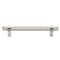 Gliderite Hardware 5 in. Center to Center Knurled Steel Bar Pull - 8007-128-SS 8007-128-SS-1 - alternate 1
